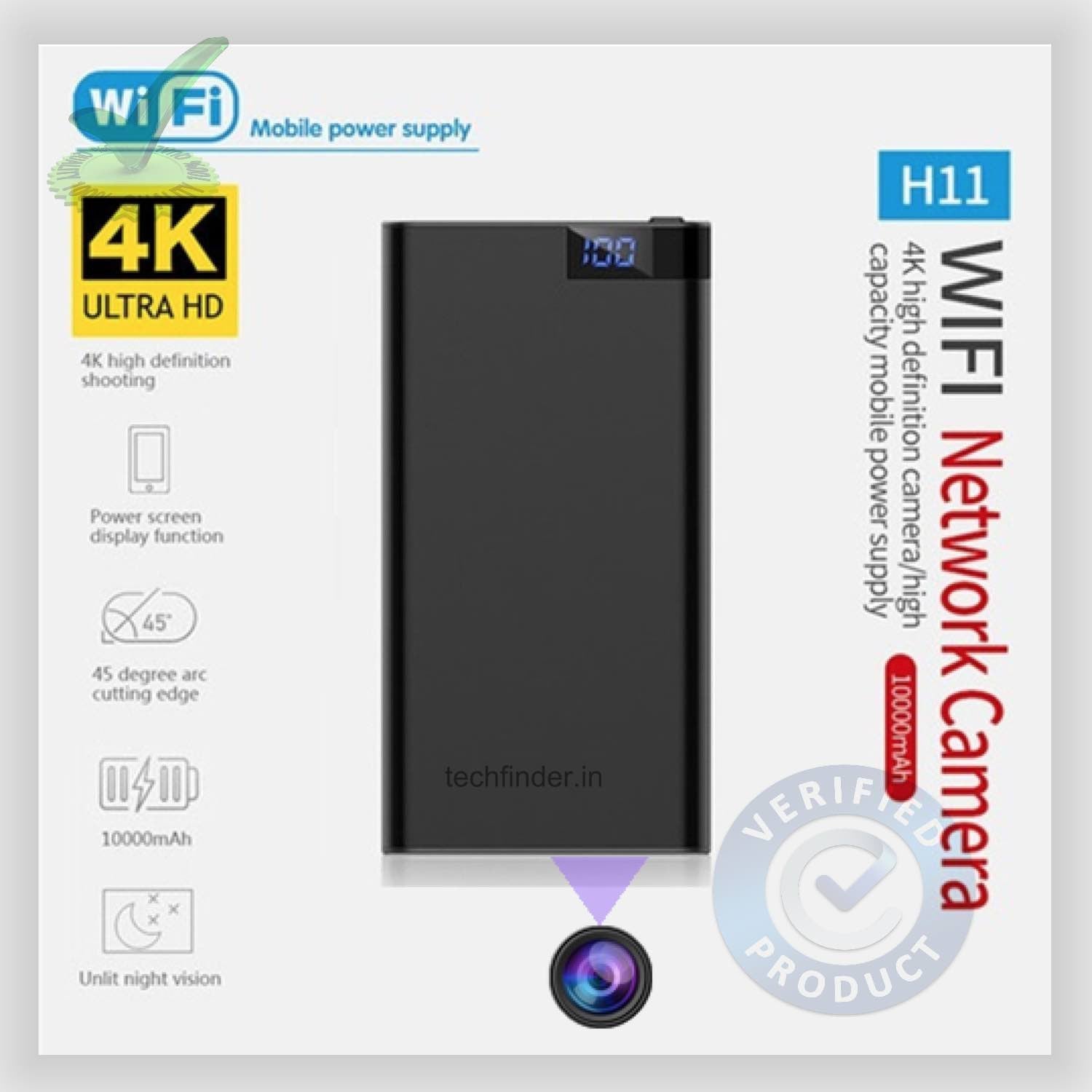 4k WiFi Spy Hidden Camera with Recorder in USB Power Bank 4k WiFi Spy Hidden Camera with Recorder in USB Power Bank